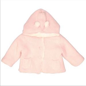 Carter's Pink Sweater Hood Jacket